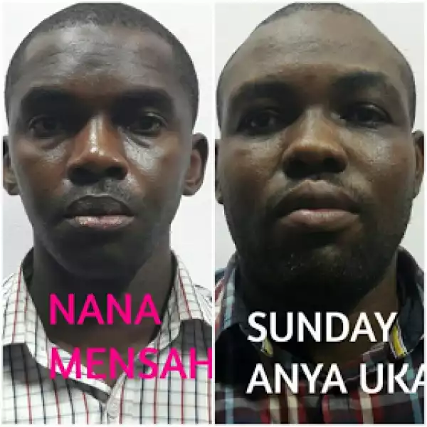 Photos: Suspected Nigerian and Ghanaian drug peddlers arrested with 10 grams of cocaine